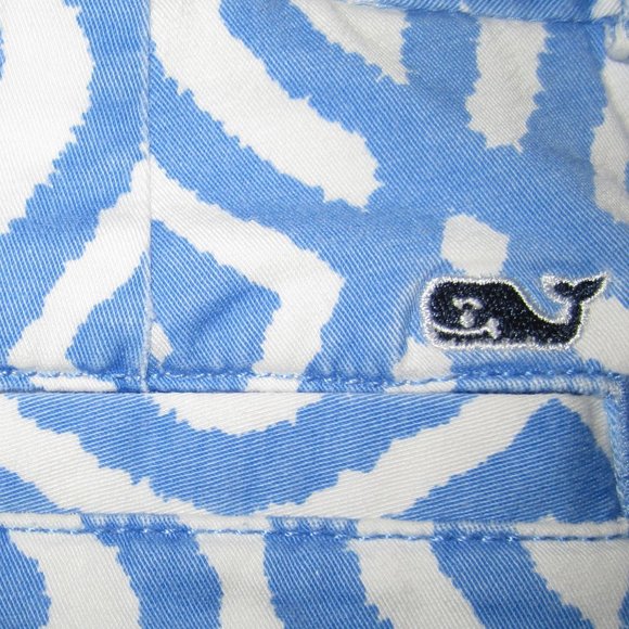 VINEYARD VINES Chambray Blue & White Cropped Pants - Picture 5 of 7